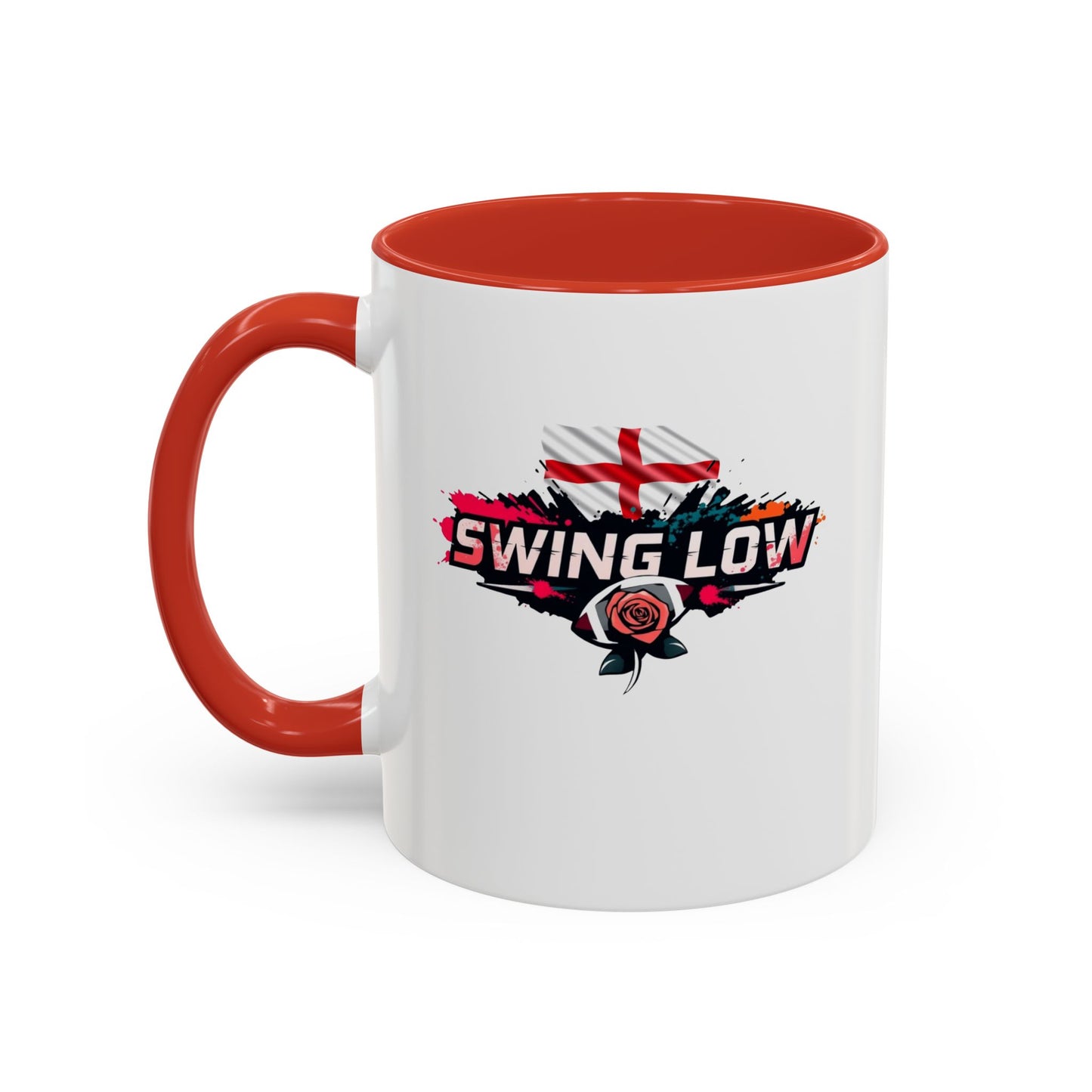 Swing Low England Rugby White 11oz Mug