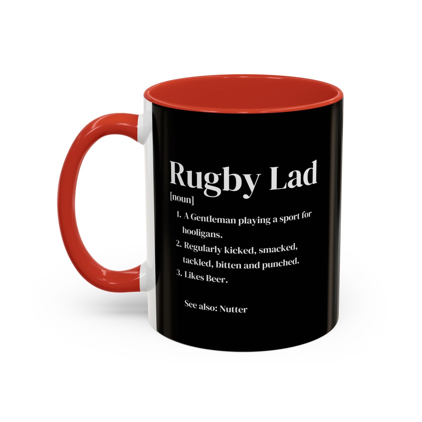 Rugby Lad Definition Black 11oz Mug