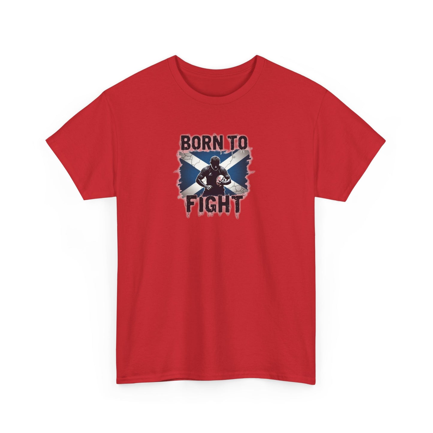 Born to Fight Scotland Rugby Six Nations 2025 T Shirt