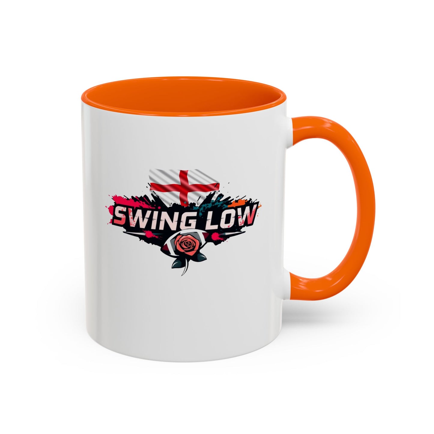 Swing Low England Rugby White 11oz Mug