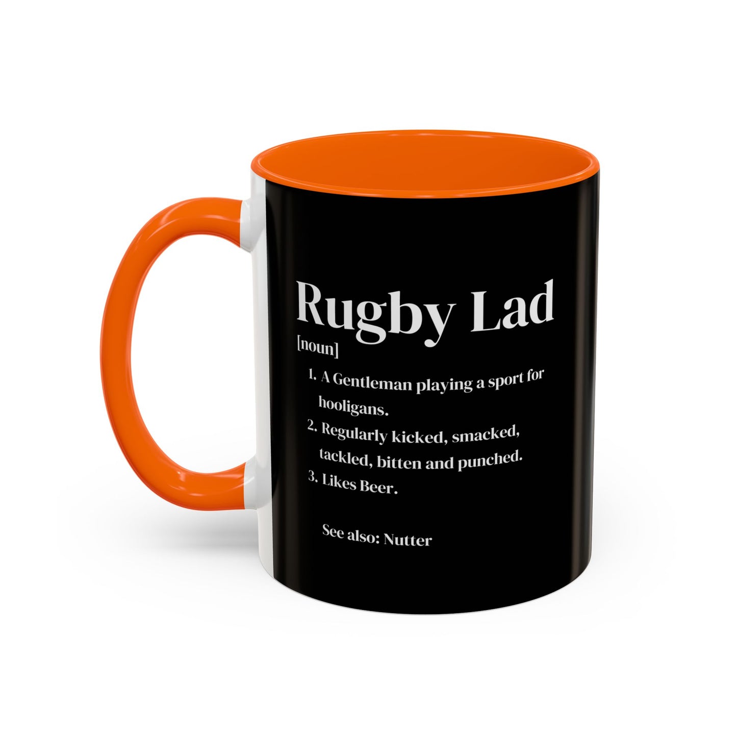 Rugby Lad Definition Black 11oz Mug