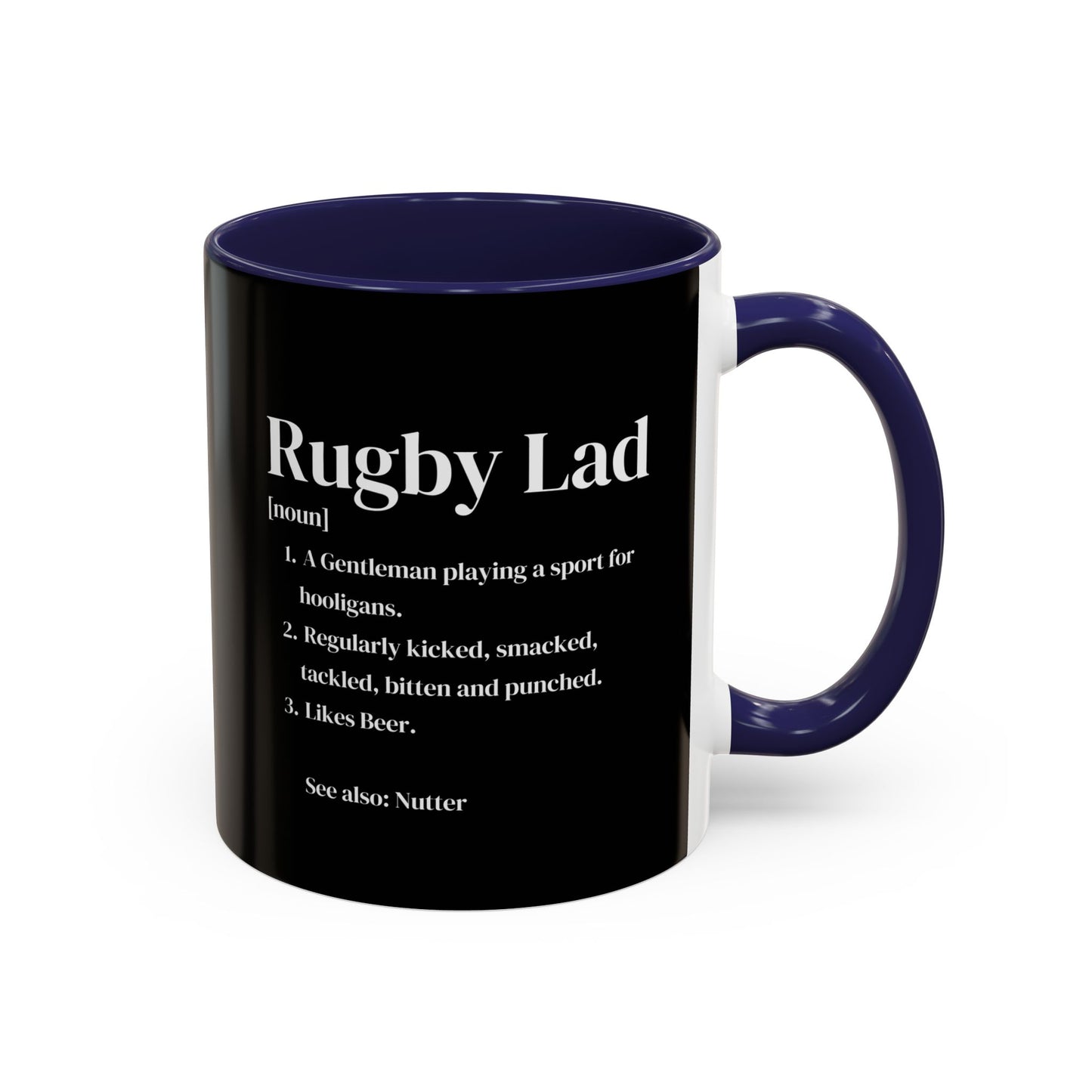 Rugby Lad Definition Black 11oz Mug