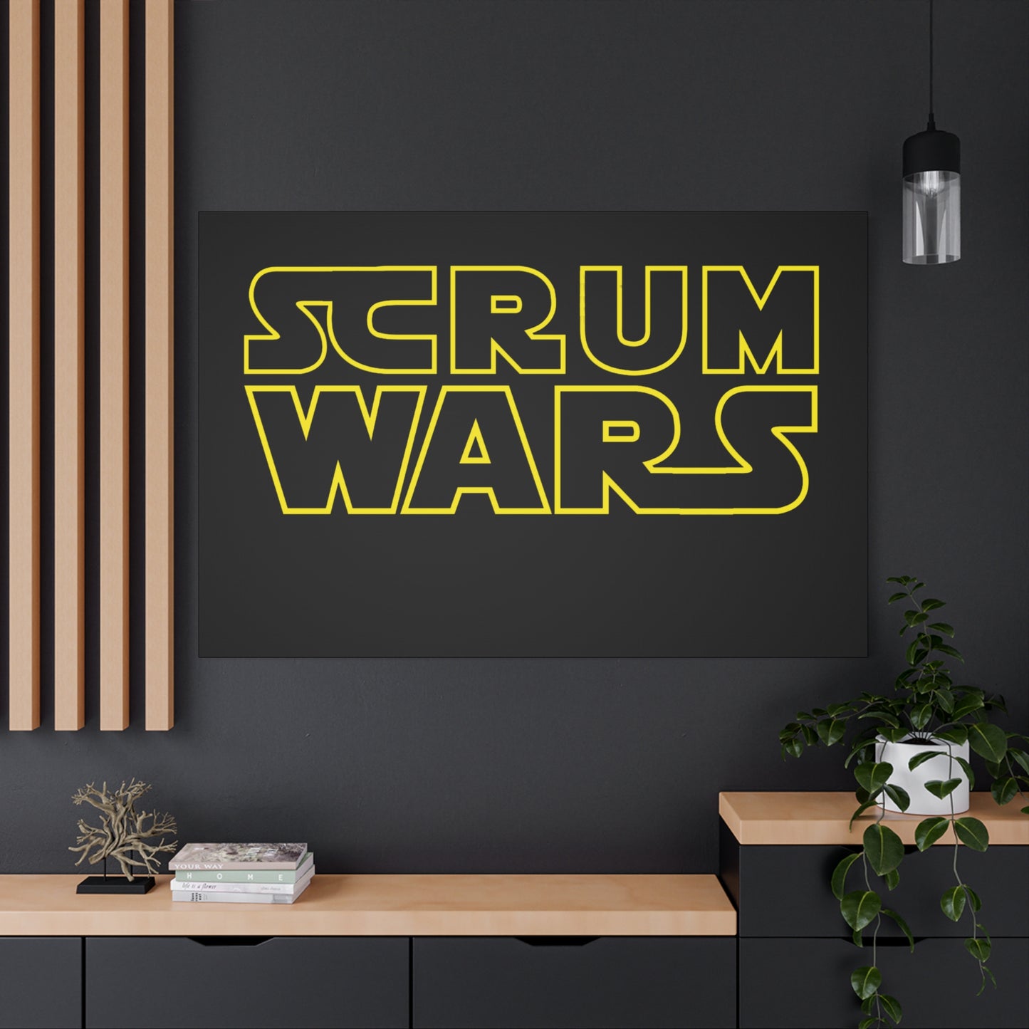 Scrum Wars Matte Canvas 1.25"