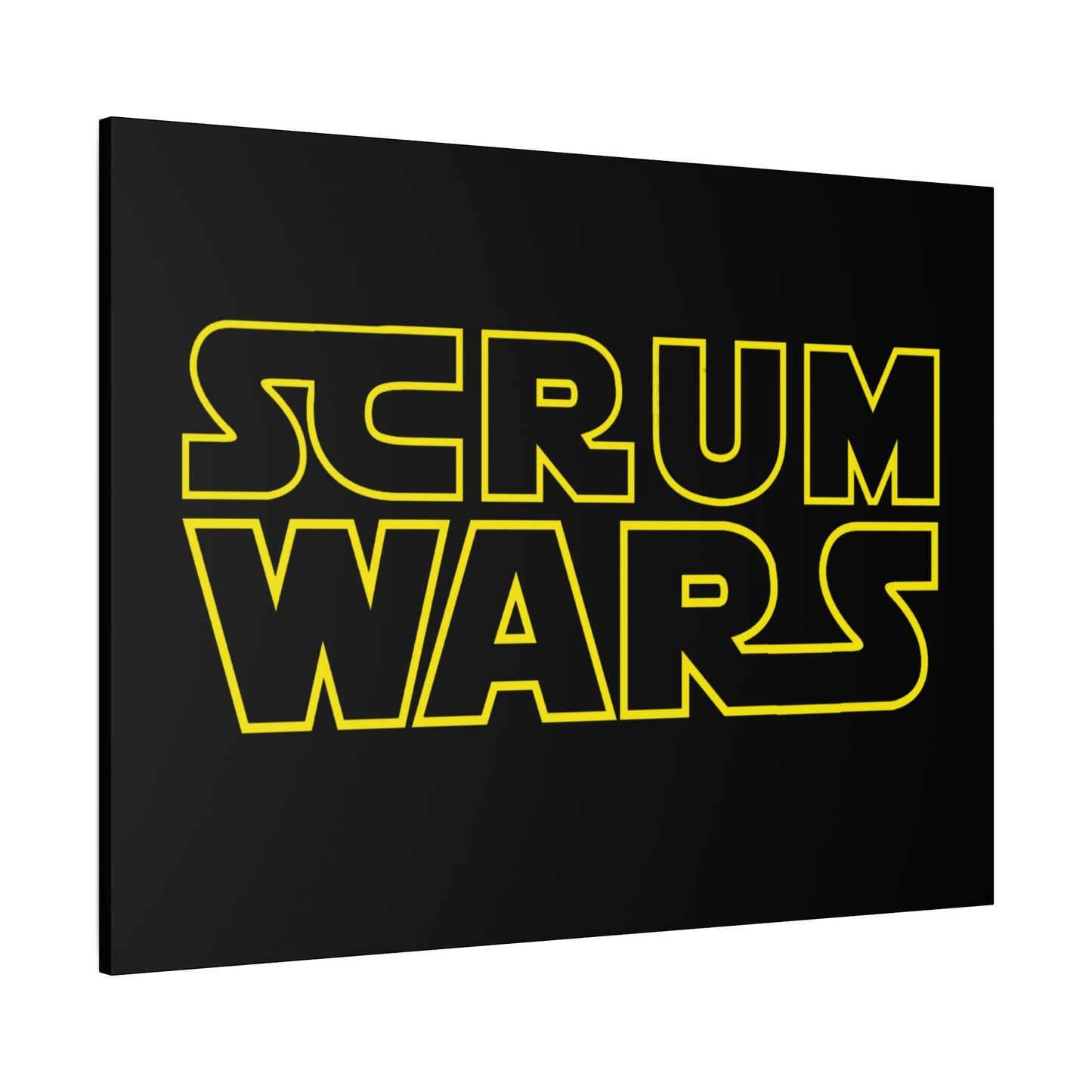 Scrum Wars Matte Canvas 1.25"