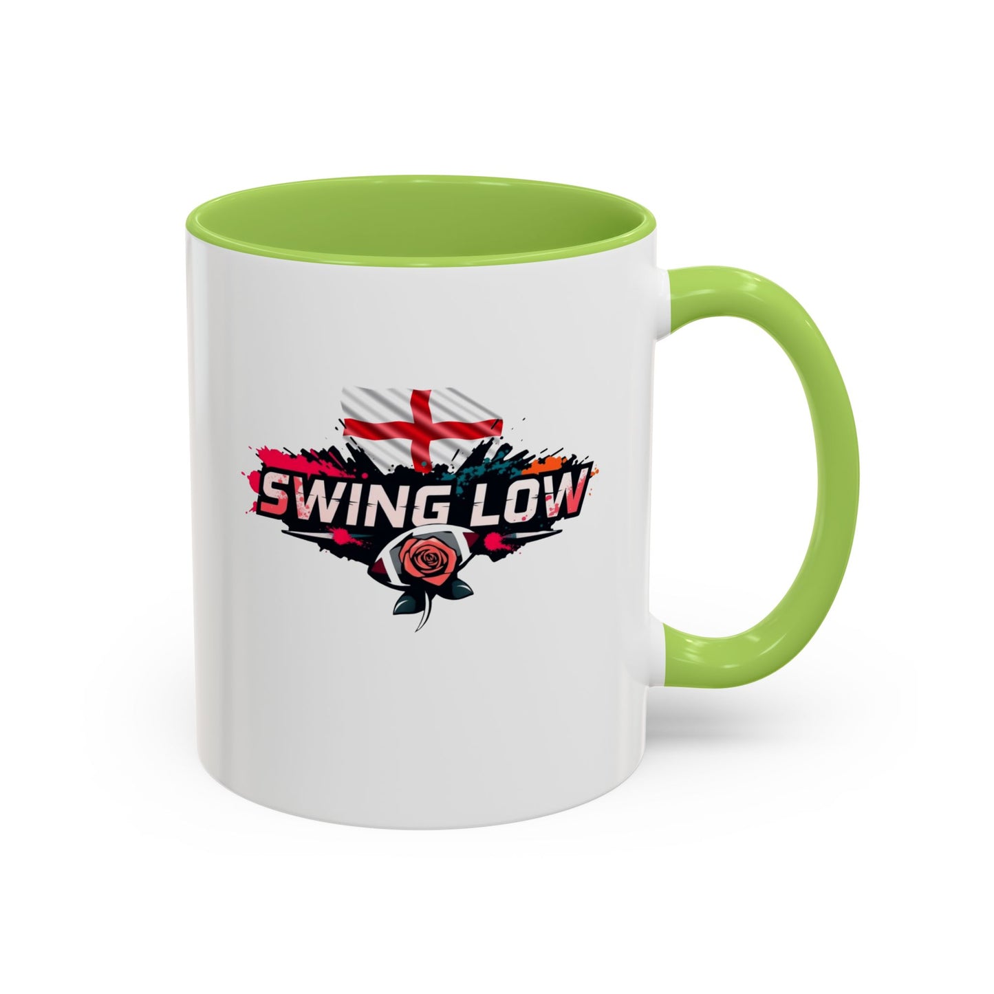 Swing Low England Rugby White 11oz Mug