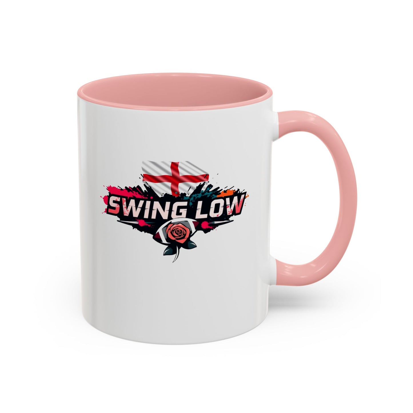 Swing Low England Rugby White 11oz Mug