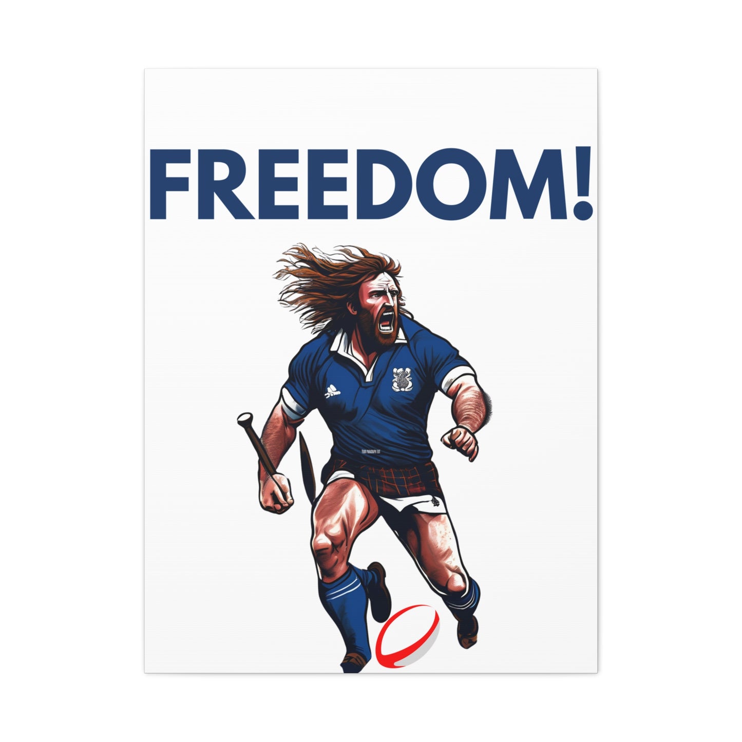 Freedom Scotland Matte Canvas, 1.25"