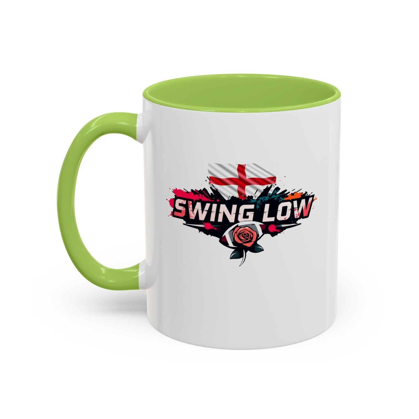 Swing Low England Rugby White 11oz Mug