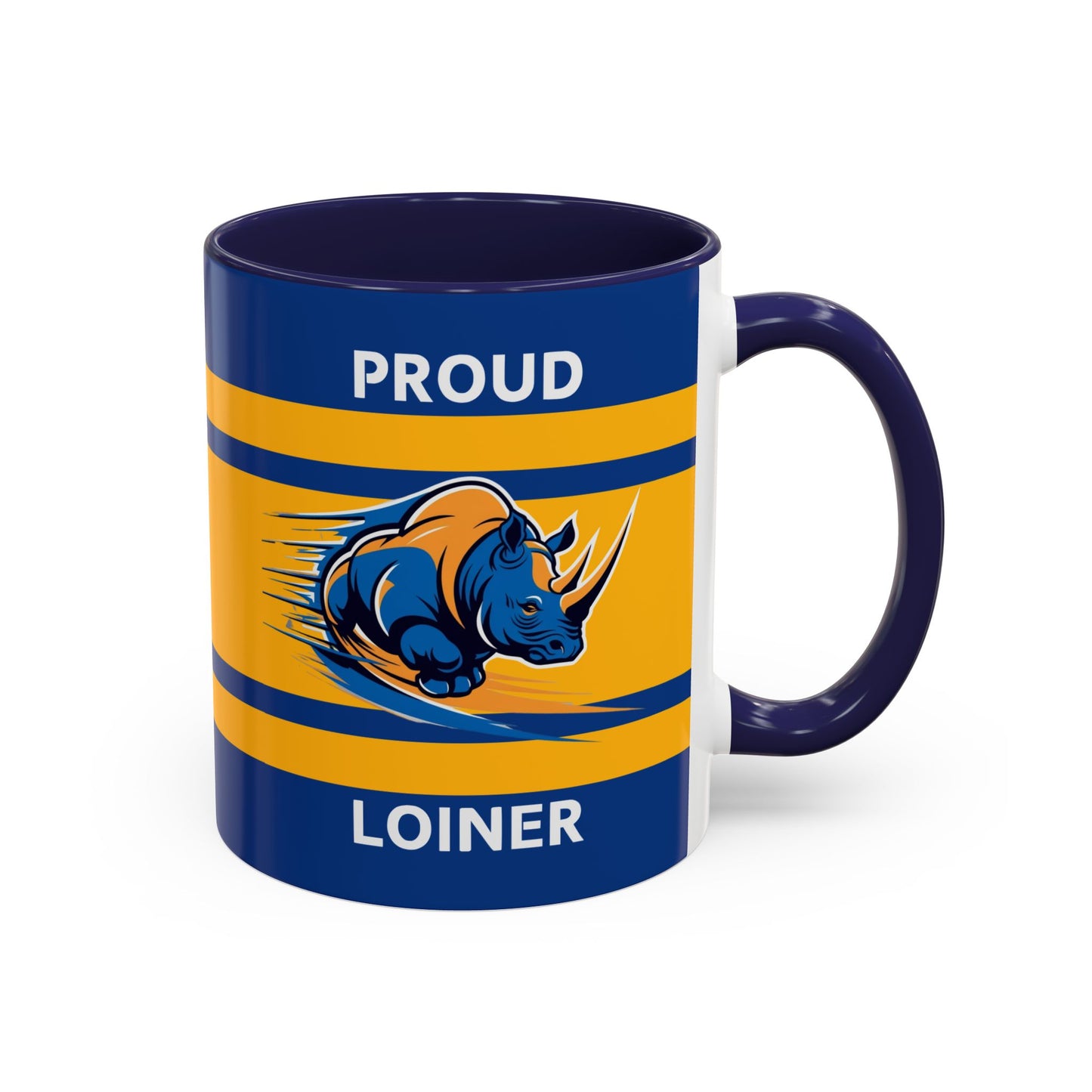 "Proud Loiner" Leeds Rhinos Rugby League 11oz Mug