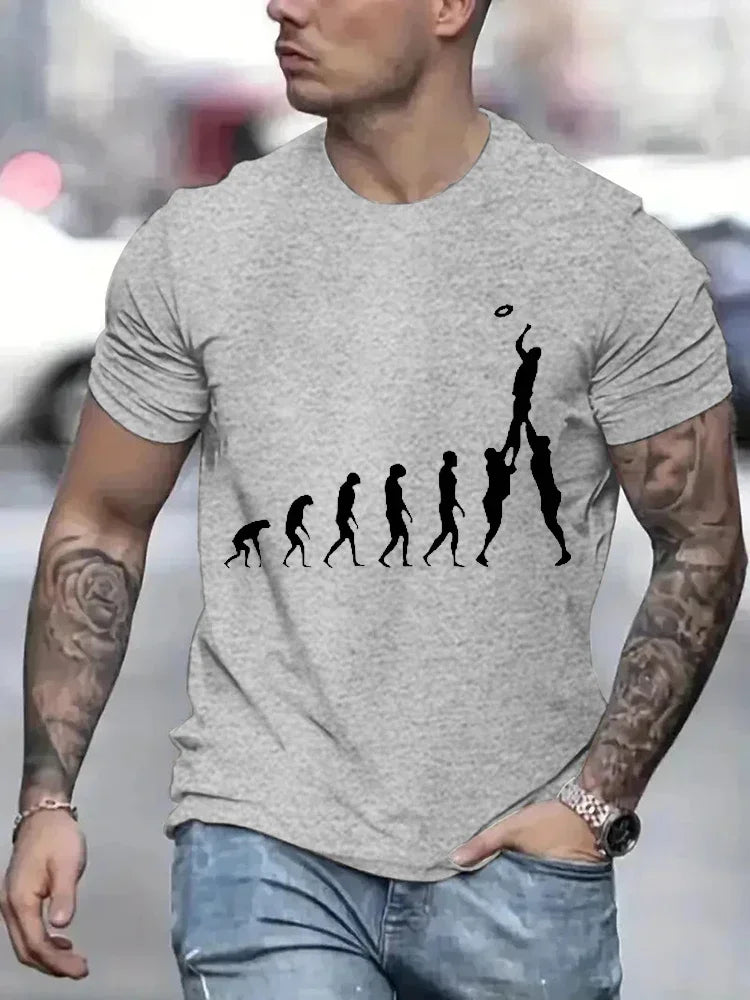 Rugby Evolution Mens T-Shirt