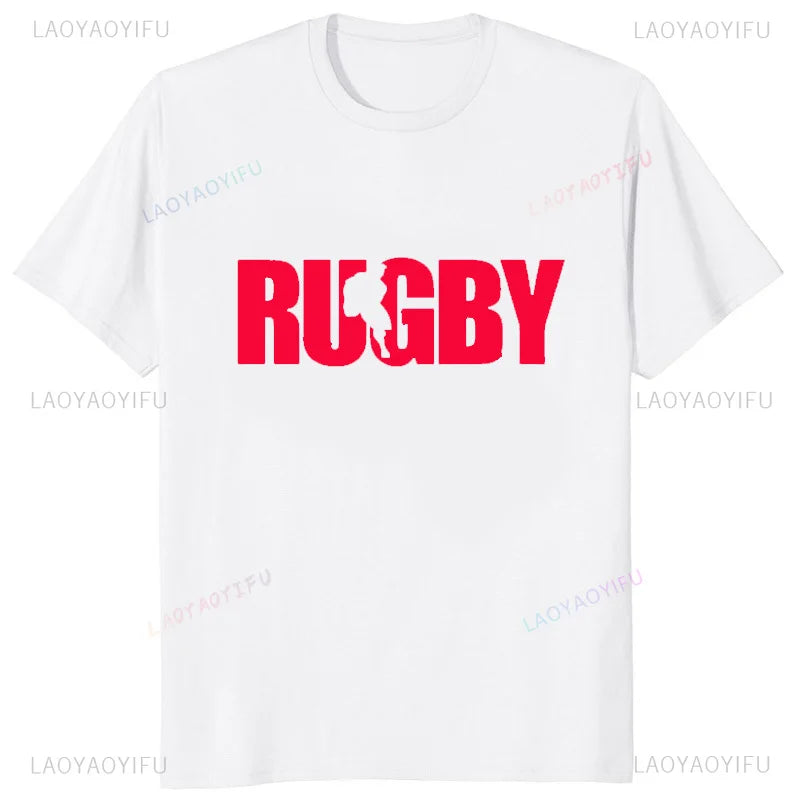 Running Rugby Mens T-Shirt