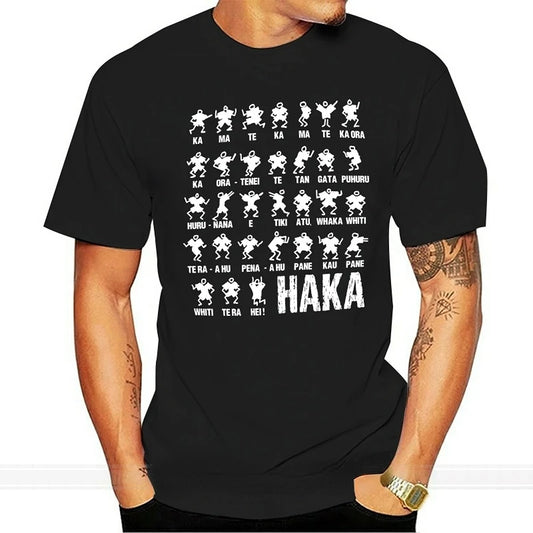 HAKA War Dance Manual New Zealand Rugby Mens T-Shirt