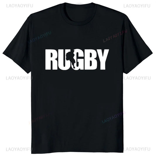 Running Rugby Mens T-Shirt