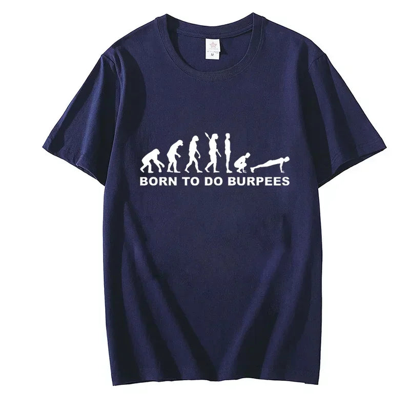 Burpees Evolution Mens T-Shirt