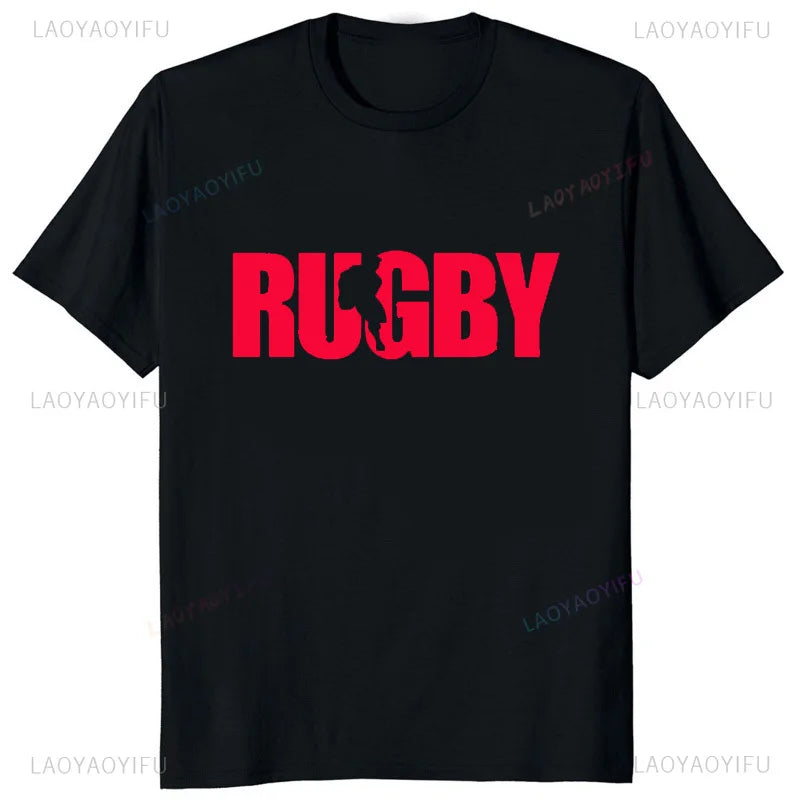 Running Rugby Mens T-Shirt