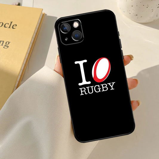 Rugby I Heart Rugby iPhone Cover