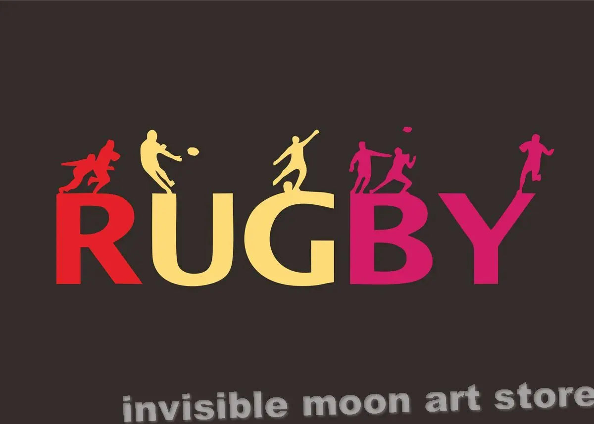 Rugby Inspirational Wall Art Poster Home Decor - No Frame