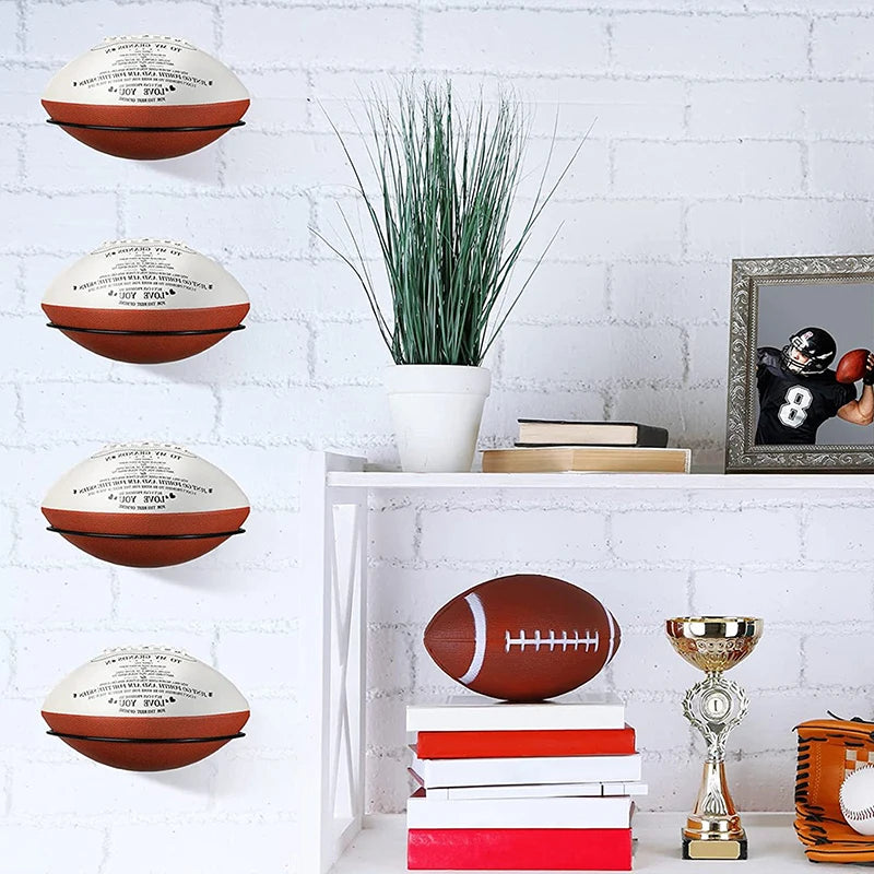 Wall Mounted Rugby Ball Display