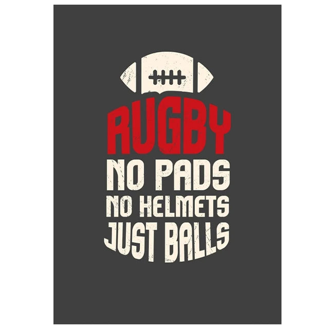 Rugby Balls Art Posters - No Frame